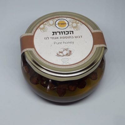 דבש בתוספת אגוזי לוז